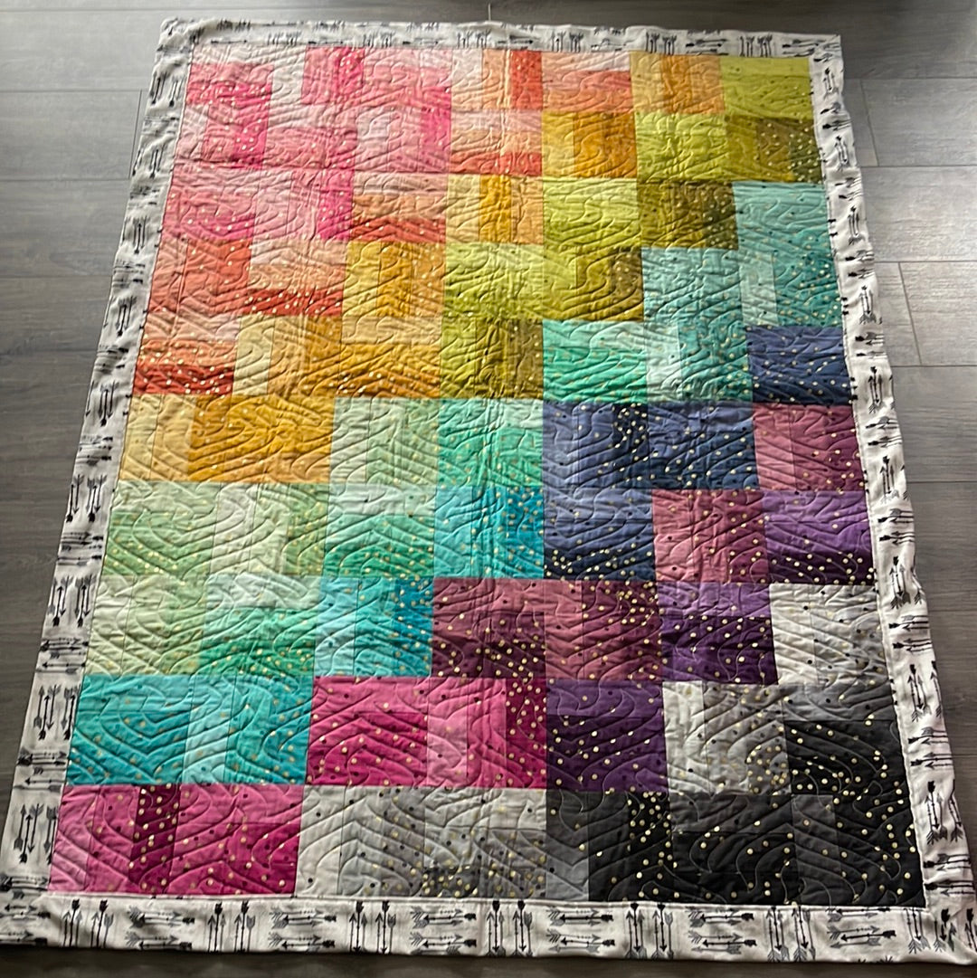 Rainbow Madness quilt