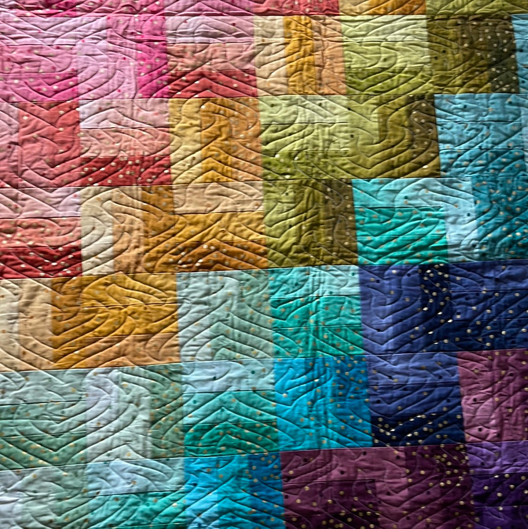 Rainbow Madness quilt